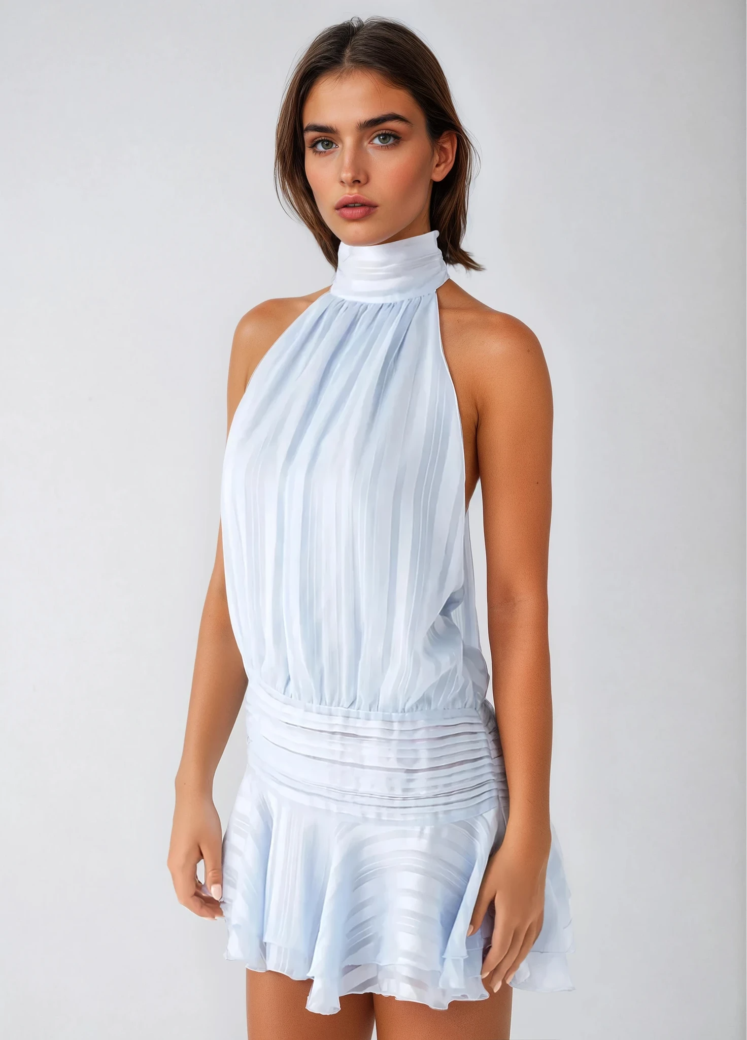 SYLWIA | PERLENBESETZTES MINIKLEID